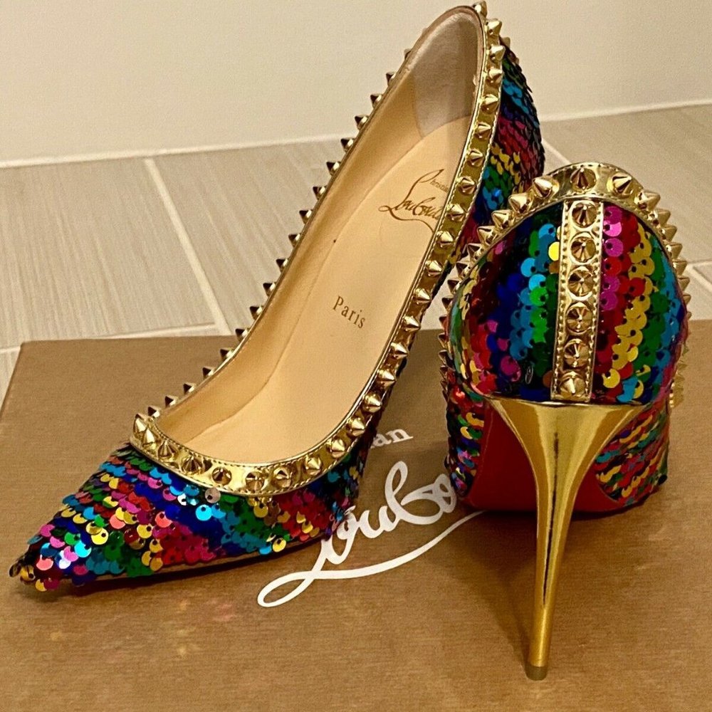 Christian Louboutin Wonder Girl 100 Rainbow 35.5